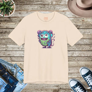 Cute Monster Unisex Jersey Short Sleeve Tee Cotton - Dipaliz - T-shirts