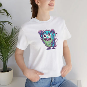 Cute Monster Unisex Jersey Short Sleeve Tee Cotton - Dipaliz - T-shirts