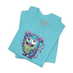 Cute Monster Unisex Jersey Short Sleeve Tee Cotton - Dipaliz - T-shirts