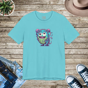 Cute Monster Unisex Jersey Short Sleeve Tee Cotton - Dipaliz - T-shirts