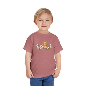 Cute Puppies Toddler Short Sleeve Tee - Baby & Clothing