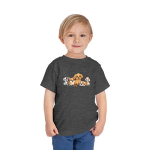 Cute Puppies Toddler Short Sleeve Tee - Baby & Clothing