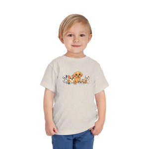 Cute Puppies Toddler Short Sleeve Tee - Baby & Clothing