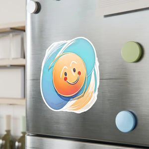 Vibrant Cute Smiley Face Vinyl Decals - Waterproof - Dipaliz - Electronics Stickers &