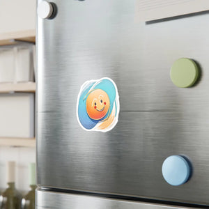 Vibrant Cute Smiley Face Vinyl Decals - Waterproof - Dipaliz - Electronics Stickers &