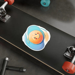 Vibrant Cute Smiley Face Vinyl Decals - Waterproof - Dipaliz - Electronics Stickers &