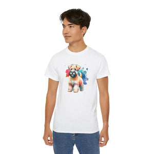 Wheaten Terrier Dog Tee - Soft Ultra Cotton - Dipaliz - T-shirts