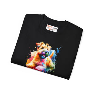 Playful Wheaten Terrier Ultra Cotton Tee - Unisex - Dipaliz - T-shirts - s