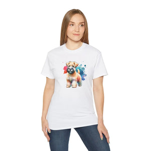 Wheaten Terrier Dog Tee - Soft Ultra Cotton - Dipaliz - T-shirts