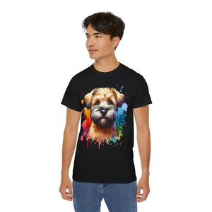 Unisex Ultra Cotton Tee Wheaten Terrier Charm by Dipaliz - T-shirts