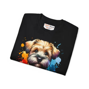 Unisex Ultra Cotton Tee Wheaten Terrier Charm by Dipaliz - T-shirts