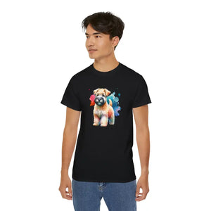Dog Lover Tee - Ultra Cotton Wheaten Terrier Design - Dipaliz - T-shirts