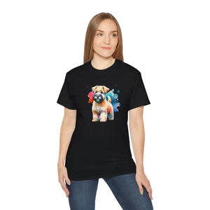 Dog Lover Tee - Ultra Cotton Wheaten Terrier Design - Dipaliz - T-shirts