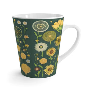 Trendy Dandelion Flowers Latte Mug - Ceramic 12oz - Dipaliz - Mugs