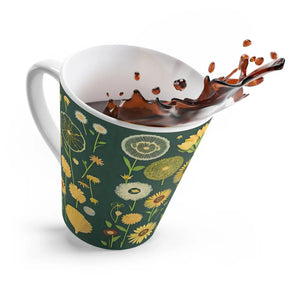 Trendy Dandelion Flowers Latte Mug - Ceramic 12oz - Dipaliz - Mugs