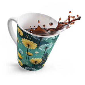 Dandelions 12oz Latte Mug - Coffee Lover Essential - Dipaliz