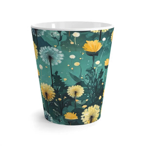 Dandelions 12oz Latte Mug - Coffee Lover Essential - Dipaliz