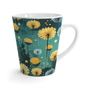 Dipaliz Dandelions 12oz Latte Mug - Joyful Coffee Style for Lovers - Mugs