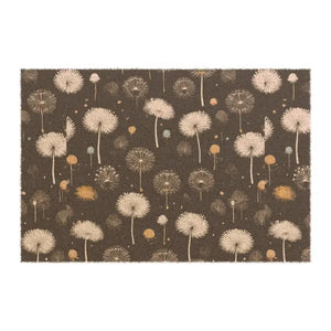 Home Decor - Dandelion Doormat - Tufted Coir Coconut Fiber - Dipaliz 24’’ x 16’’