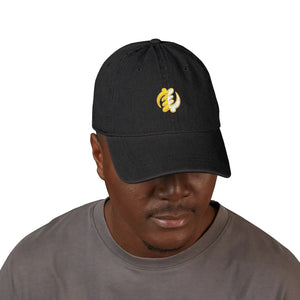 Dipaliz Denim Hat Adinkra Gye Nyame Cotton Embroidery - Baseball Caps - one Size