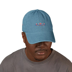 Dipaliz Denim Hat Colored Winter Bloom Cotton Casual - Baseball Caps - one Size