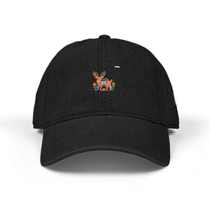 Dipaliz Denim Hat Otomi Deer Soft Crown Cotton Apparel - Baseball Caps - one Size