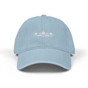 Dipaliz Denim Hat Winter Bloom Soft Crown Cotton Cap - Baseball Caps - one Size