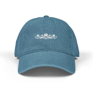 Dipaliz Denim Hat Winter Bloom Soft Crown Cotton Cap - Baseball Caps - one Size