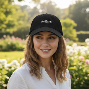 Dipaliz Denim Hat Winter Bloom Soft Crown Cotton Cap - Baseball Caps - one Size