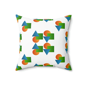Chic Spun Polyester Square Pillow - Cozy Modern Decor - Dipaliz - Throw Pillows