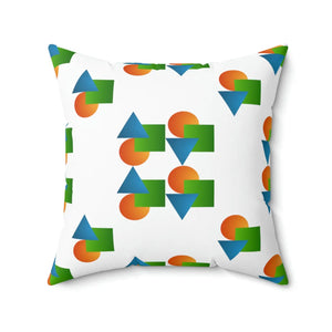 Chic Spun Polyester Square Pillow - Cozy Modern Decor - Dipaliz - Throw Pillows