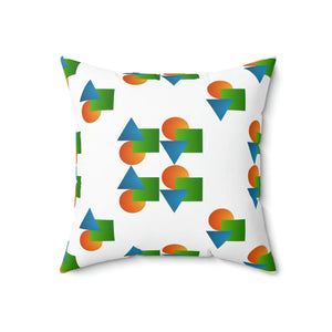 Chic Spun Polyester Square Pillow - Cozy Modern Decor - Dipaliz - Throw Pillows