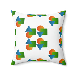 Chic Spun Polyester Square Pillow - Cozy Modern Decor - Dipaliz - Throw Pillows