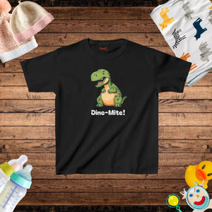 Dino-mite Kids Dinosaur Tee - Heavy Cotton Adventure - Dipaliz - T-shirts