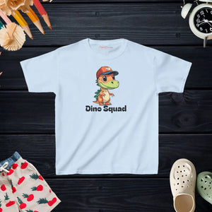 Dinosaur Kids Heavy Cotton Tee - Dino Squad Adventure - Dipaliz - T-shirts