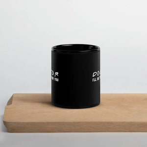 Sleek Black Glossy Mug - Ceramic Kitchen Drinkware - Dipaliz - Mugs