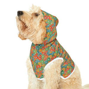 Cozy Dog Animal Print Hoodie - Polyester Pet Apparel - Dipaliz - Hoodies