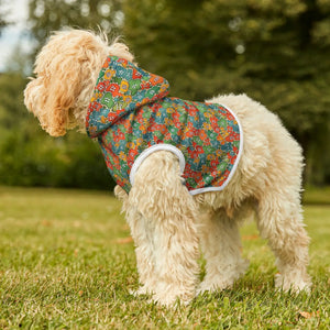 Cozy Dog Animal Print Hoodie - Polyester Pet Apparel - Dipaliz - Hoodies