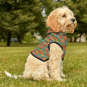 Cozy Dog Animal Print Hoodie - Polyester Pet Apparel - Dipaliz - Hoodies