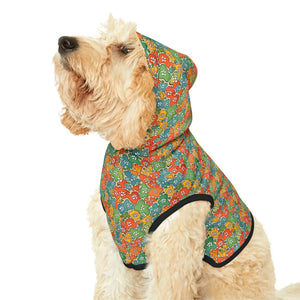 Cozy Dog Animal Print Hoodie - Polyester Pet Apparel - Dipaliz - Hoodies