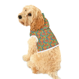 Cozy Dog Animal Print Hoodie - Polyester Pet Apparel - Dipaliz - Hoodies
