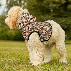 Trendy Dog Print Hoodie - Durable Polyester Apparel - Dipaliz - Pet Hoodies