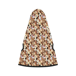 Trendy Dog Print Hoodie - Durable Polyester Apparel - Dipaliz - Pet Hoodies
