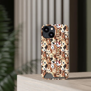 Durable Phone Case - Dog Pattern Card Holder - Dipaliz - Mobile Cases