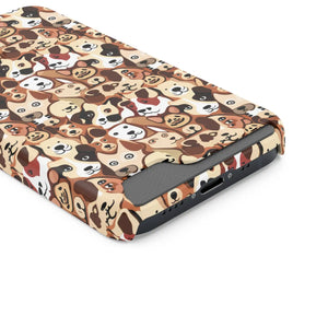 Durable Phone Case - Dog Pattern Card Holder - Dipaliz - Mobile Cases