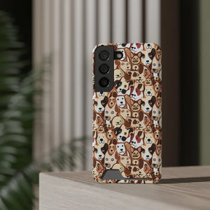 Durable Phone Case - Dog Pattern Card Holder - Dipaliz - Mobile Cases