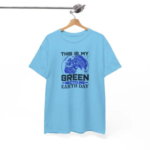 T-shirt - Earth Day Green Deluxe Heavy Cotton Unisex Tee - Dipaliz