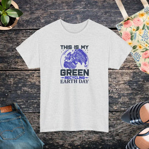 Earth Day Deluxe t Shirt Green Unisex Cotton Tee - Dipaliz - Ash / s - T-shirts
