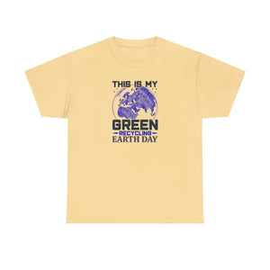 T-shirt - Earth Day Green Deluxe Heavy Cotton Unisex Tee - Dipaliz Yellow Haze / s