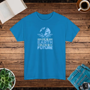 Unisex Heavy Cotton Earth Day our is Future Tee - Dipaliz - T-shirts - s